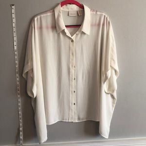 Chico’s off-white blouse. Size 3